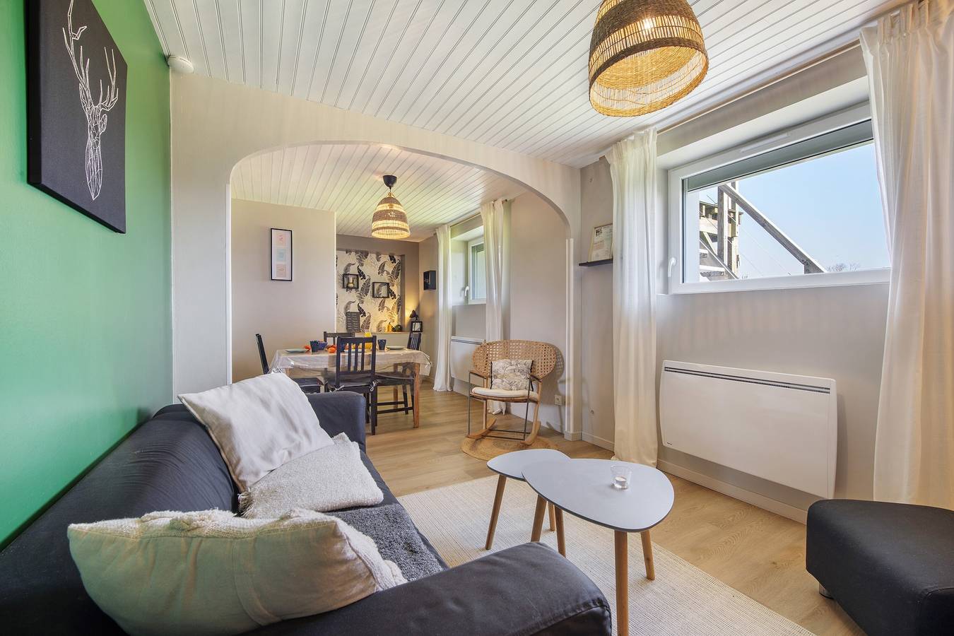 Apartment Near the Sea: Ty Hent Ar Mor in Kerlouan, Brest region