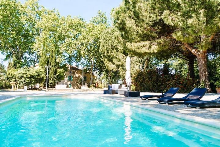 Maison d’hôte pour 2 personnes, avec vue ainsi que jardin et piscine