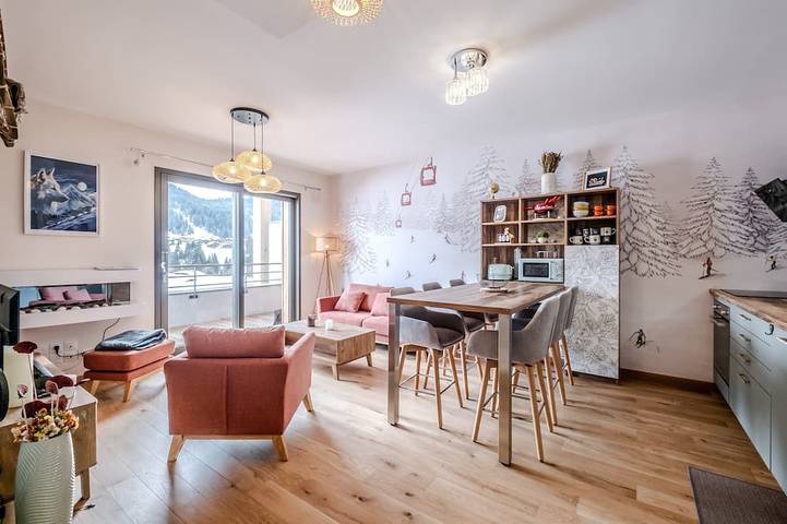 Gîte pour 6 personnes, avec Terrasse à Neydens