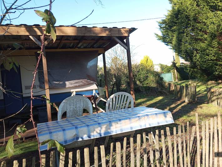 Camping para 4 personas, con jardín en Gironde