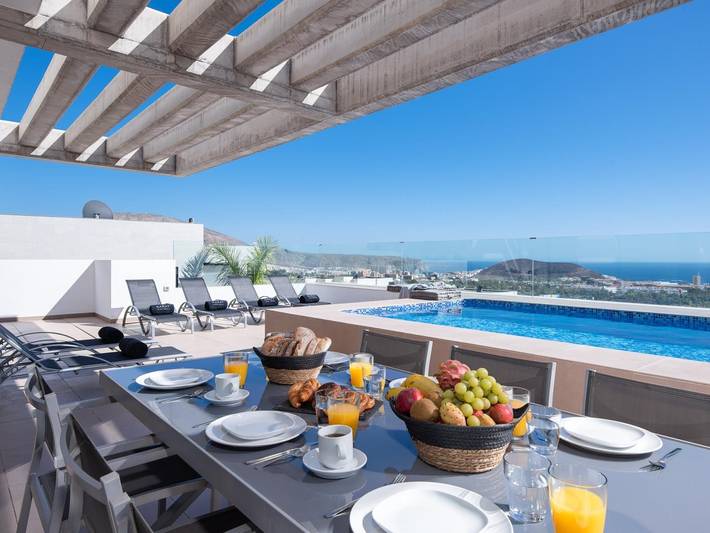 Ferienhaus für 6 Personen, mit Pool und Meerblick sowie Garten auf den Kanaren - 3