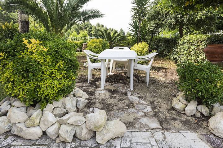 Appartement de vacances pour 4 personnes, avec Jardin