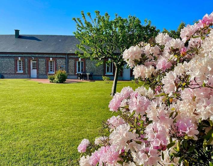 Location de vacances pour 6 personnes, avec jardin à Le Tilleul