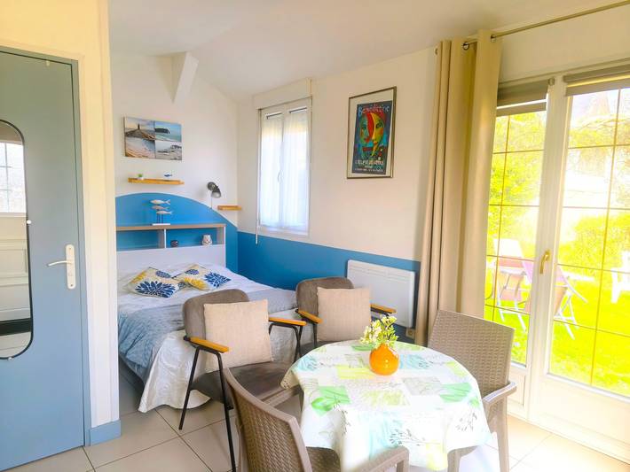 Studio für 2 Personen, mit Garten