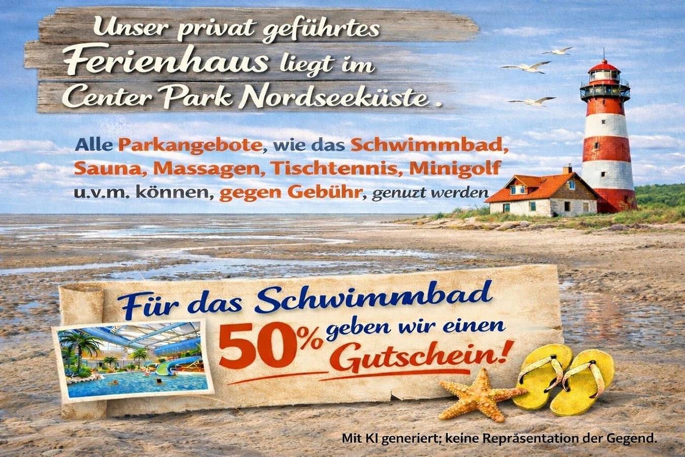 Haus Nordseezeit in Tossens – Bettwäsche, Handtücher & Schwimmbad-Rabatt inklusive! in Tossens, Butjadingen