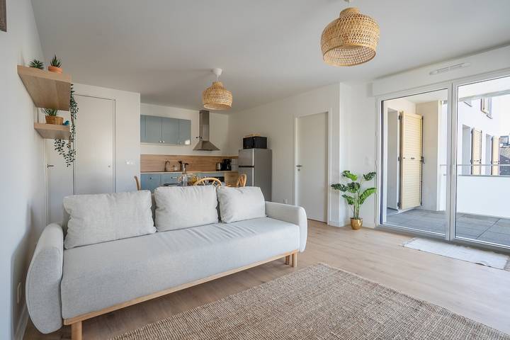 Appartement de vacances pour 6 personnes, avec balcon