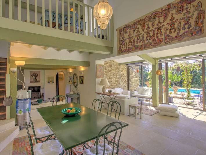 Villa pour 7 personnes, avec piscine et jardin, adapté aux familles à Gordes - 4