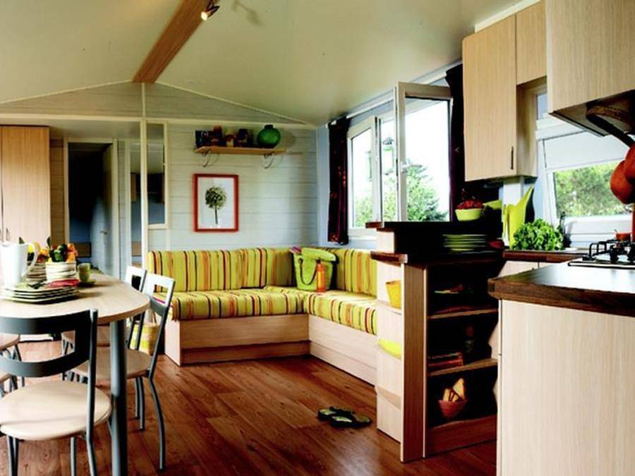 Camping Ecovillage Le Soleil Du Pibeste - Mobilhome 6 personnes - Gavarnie 3 chambres = draps + serviettes +ménage in Agos-Vidalos, Pyrénées