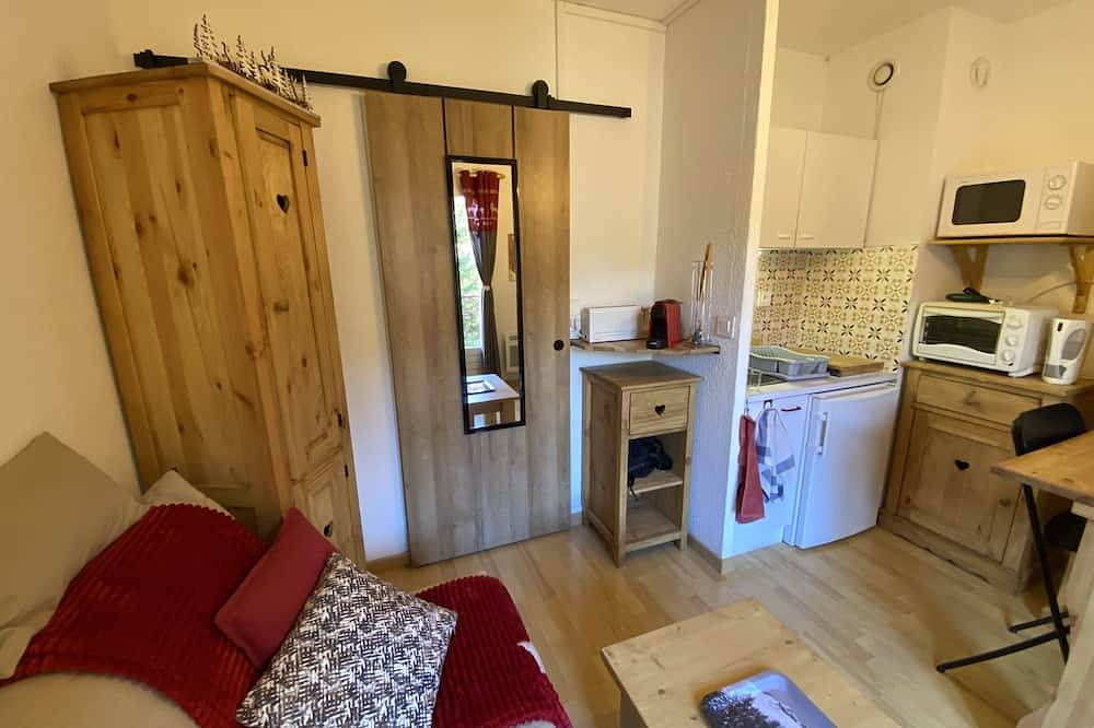 Geheel appartement, Studio Center Resort La Foux D'Allos Sleeps 4 Mountain Chalet Atmosphere in La Foux d'Allos, Allos
