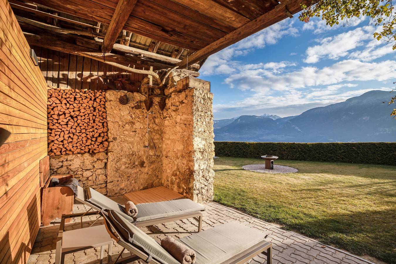 Ganze Wohnung, Ferienwohnung "Brantenhof Vinea" mit Bergblick, Sauna und Wlan in Penon, Kurtatsch an der Weinstraße