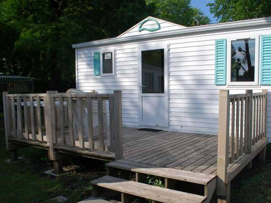 Camping La Plage - Mobilhome 4 personnes in Mansigné, Sarthe