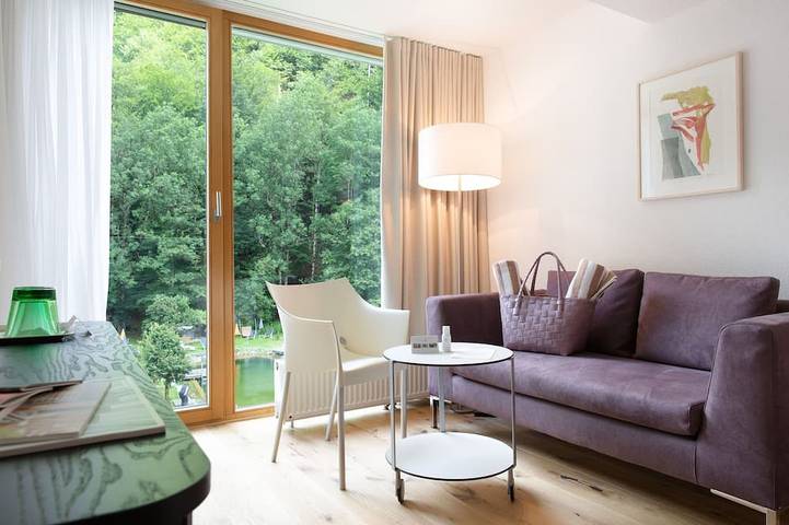 Ferienhaus für 2 Personen, mit Garten und Pool sowie Sauna