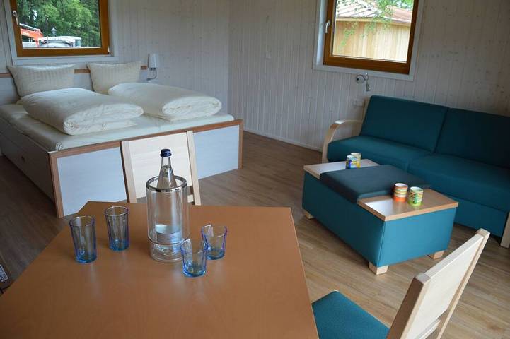 Blockhütte für 4 Personen, mit Terrasse im Weserbergland - 3