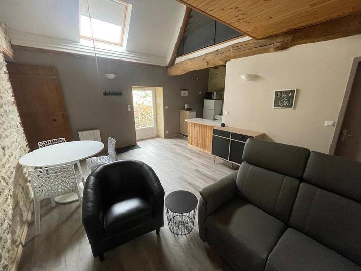 Appartement de vacances pour 3 personnes, avec jardin