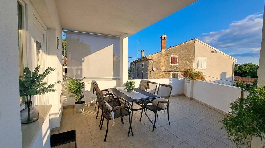 Ferienwohnung für 5 Personen, mit Balkon/Terrasse in Funtana