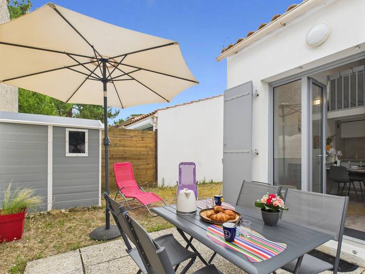 Studio pour 2 personnes, avec Terrasse et Jardin