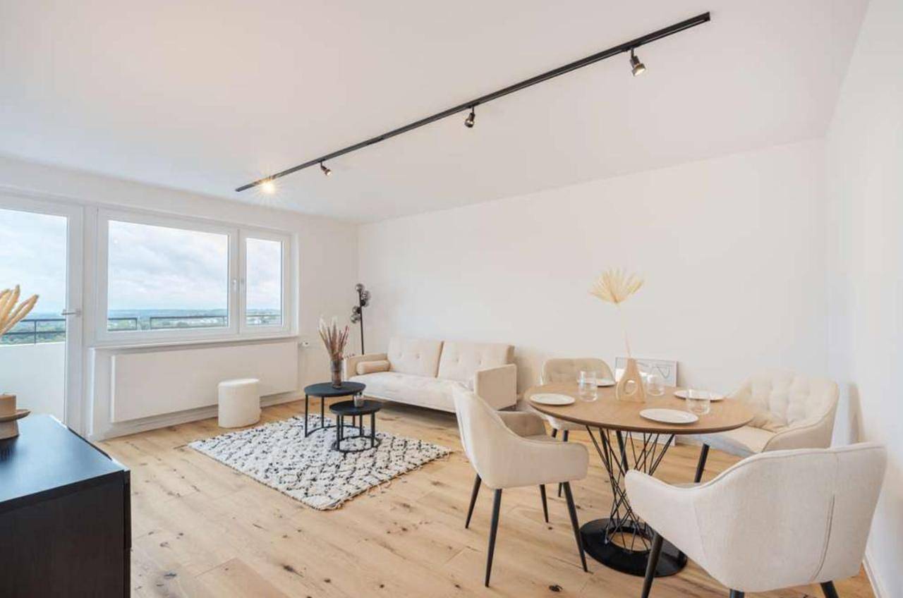 Appartement entier, Penthouse 12 Stock Panorama Flughafen Muc in Freising, Hopfenland Hallertau