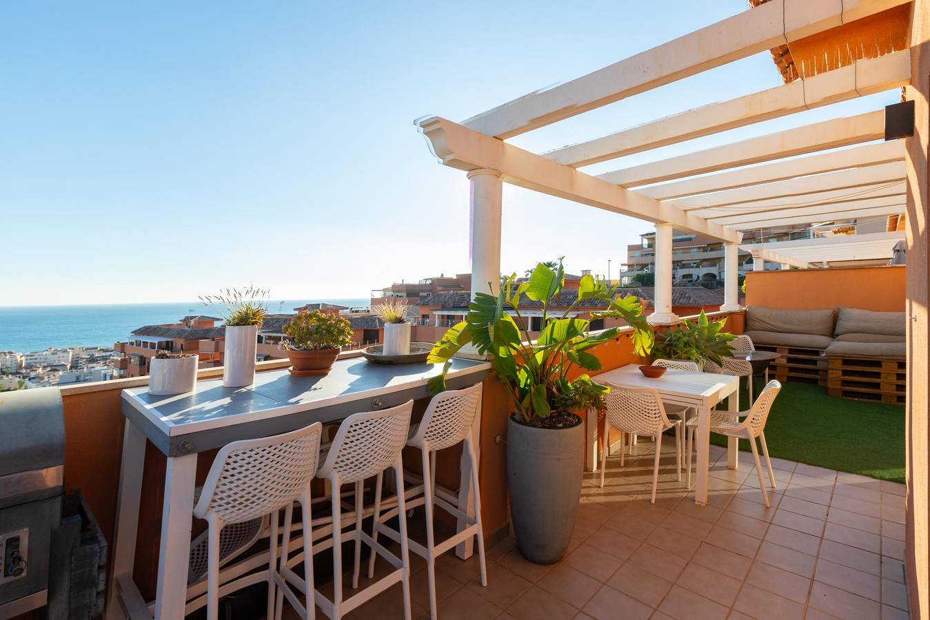 Ganze Ferienwohnung, Atico Gran Sol   - Spektakuläres Penthouse mit Meerblick - Kostenloses W-Lan. in Rincón de la Victoria, Costa del Sol