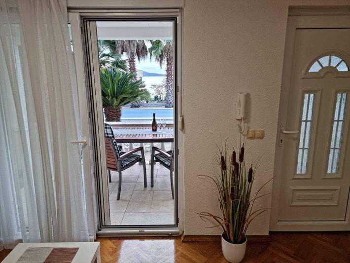 Sea View apartment, heated pool, Zadar in Strand Kožino, Zadar (Kommun)