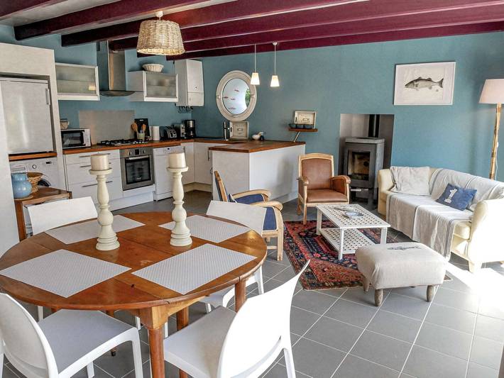 Étel - Renoviertes Haus für 4 mit Garten, Terrasse und Parkplatz in Étel, Côte des Mégalithes