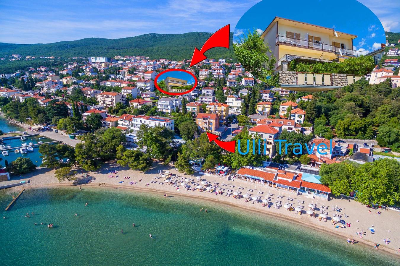 Ganze Ferienwohnung, Ferienwohnung für 2 Personen ca. 28 qm in Crikvenica, Kvarner Bucht (Crikvenica und Umgebung) in Crikvenica, Primorje-Gorski Kotar