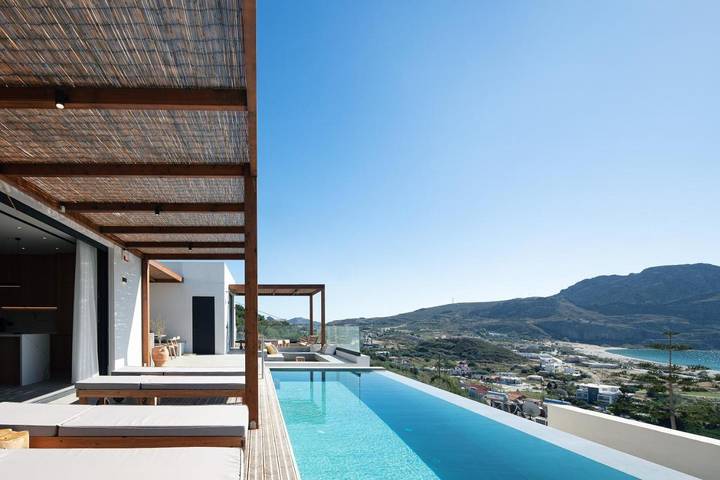 Ferienhaus für 14 Personen, mit Balkon und Ausblick sowie Pool in Plakias - 4