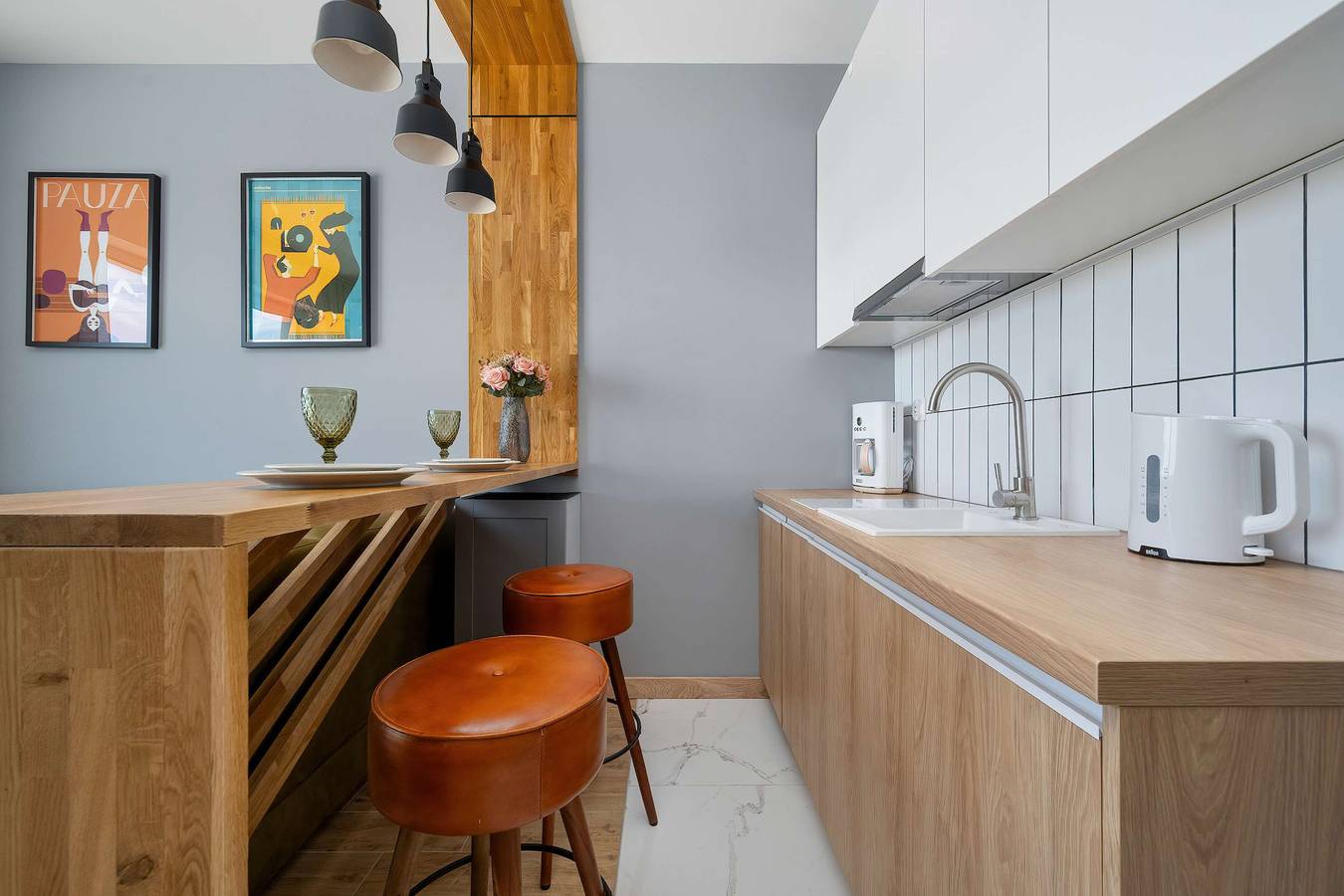 Cały apartament wypoczynkowy, Stylish Studio with a Mezzanine | Balcony | Workspace in Wrocław, Dolny Śląsk