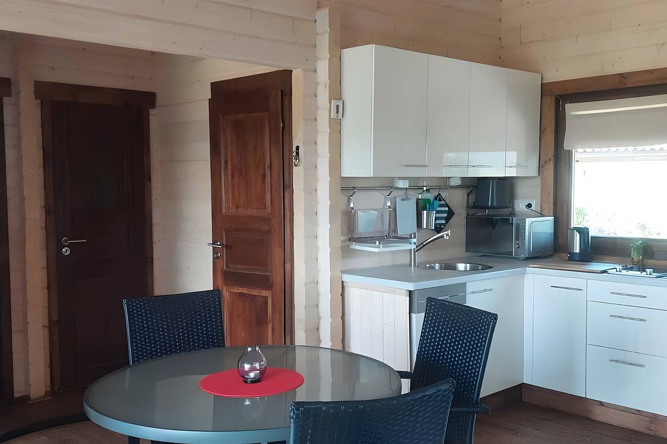 Lüttjes hus sulla laguna di stettino in Mönkebude, Stettiner Haff