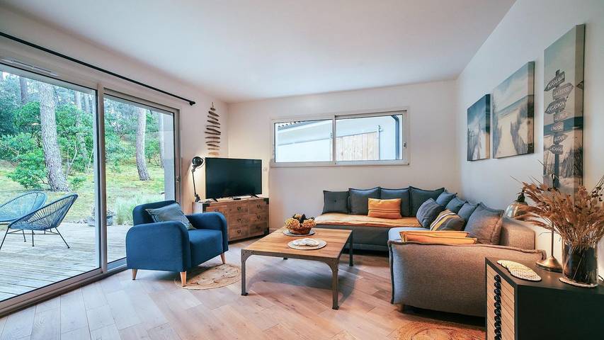 Maison de vacances pour 6 personnes, avec jardin et terrasse à Carcans