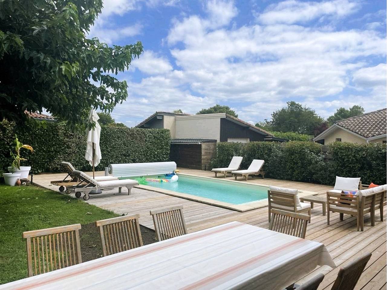 Villa avec piscine sécurisée - 8/9 pers. in Linxe, Côte d’Argent