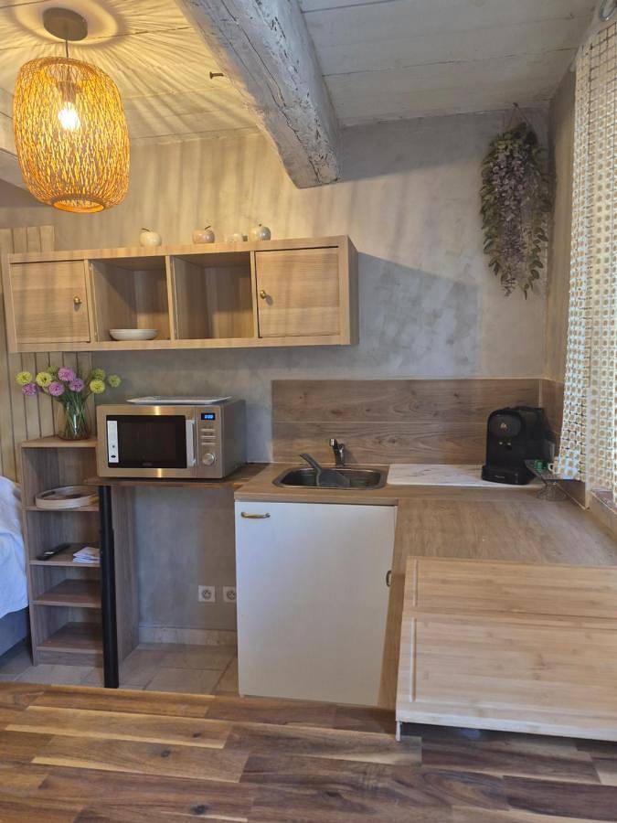 Appartement de vacances pour 2 personnes, avec Terrasse ainsi que Piscine et Vue