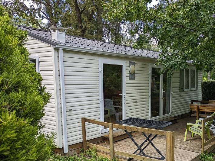 Camping Du Pre Des Moines - Mobilheim 2 personen - Cannelle *** 2 Schlafzimmer in Gouvieux, Oise