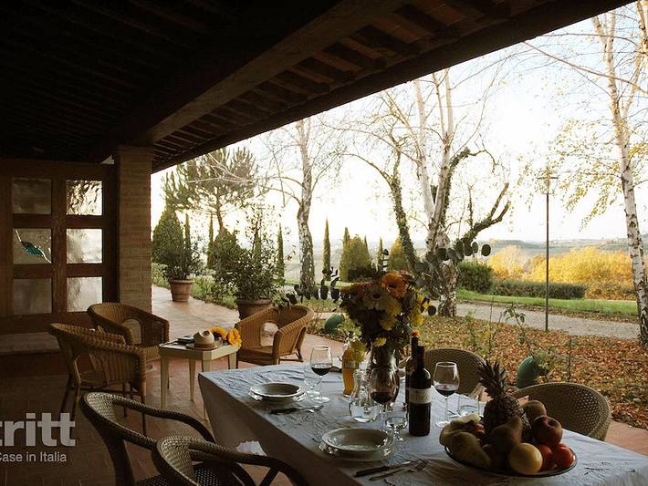 Location de vacances pour 6 personnes, avec balcon/terrasse et terrasse à Montespertoli - 4