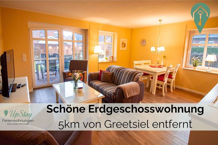 Ferienwohnung für 4 Personen, mit Terrasse in Visquard, Krummhörn