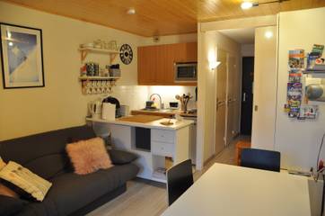 Gîte pour 4 personnes, avec balcon, animaux acceptés à Mont-de-Lans