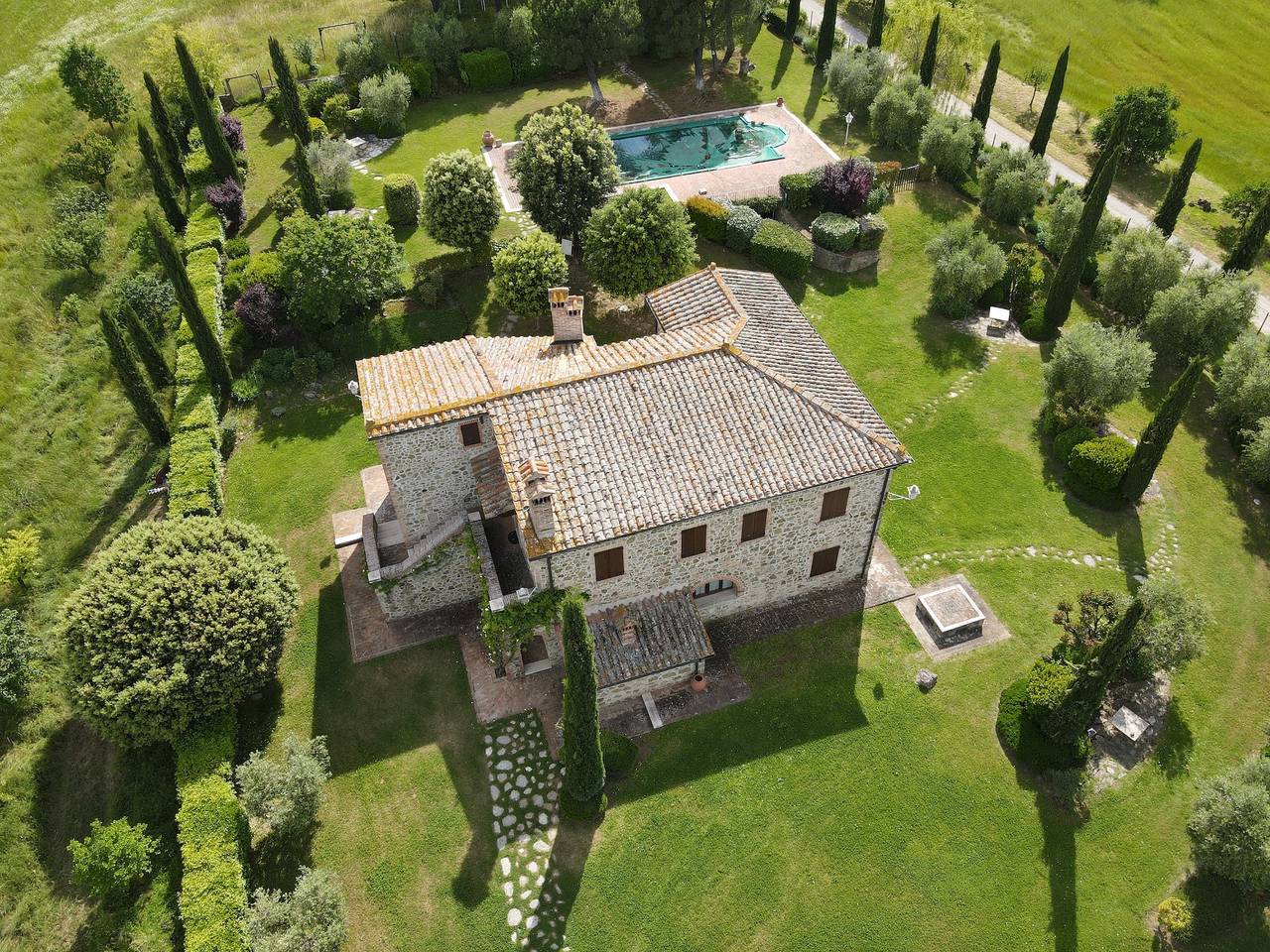 Ganze Wohnung, Apartment „Villa Tiberini 2“ mit Gartenblick, Gemeinschaftspool und Wlan in Torrita di Siena, Siena Provinz