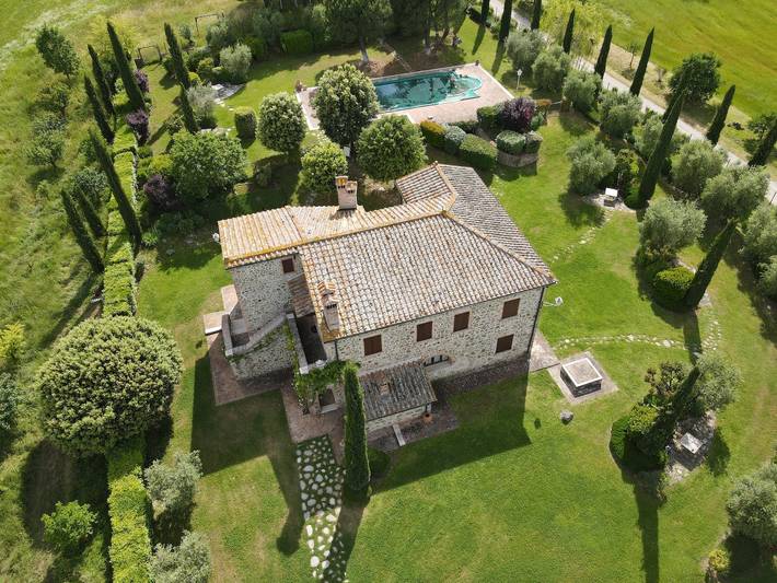 Geheel appartement, Appartement 'Villa Tiberini 2' met tuinzicht, gedeeld zwembad en wifi in Torrita di Siena, Provincie Siena
