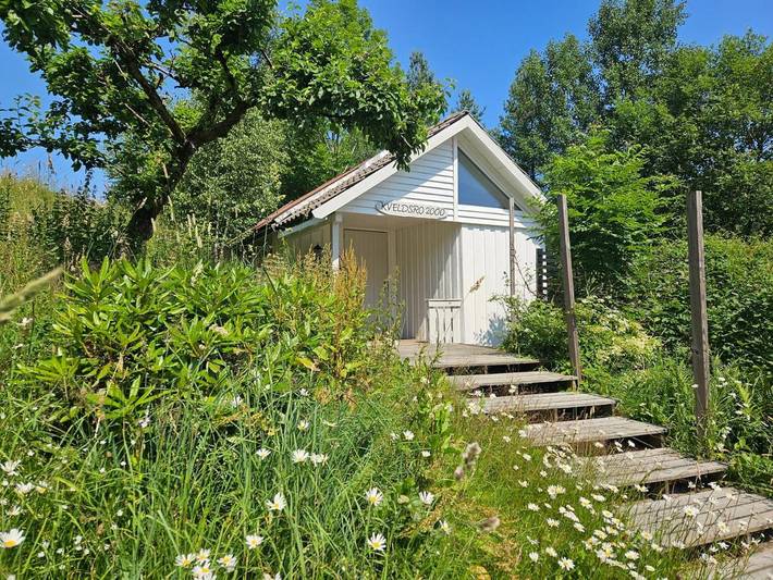 Feriehus for 4 personer, med Terrasse og Hage i Kristiansand 