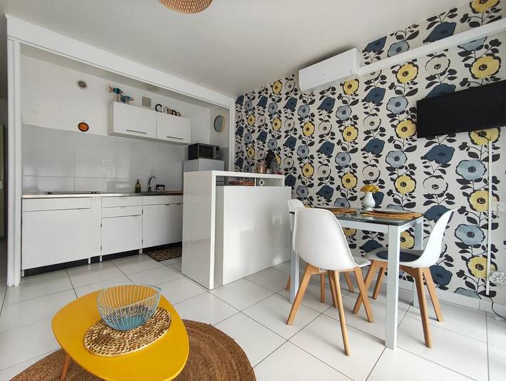 Studio pour 2 personnes, avec Balcon/Terrasse et Terrasse