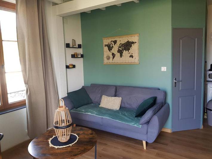 Appartement de vacances pour 3 personnes, avec jardin