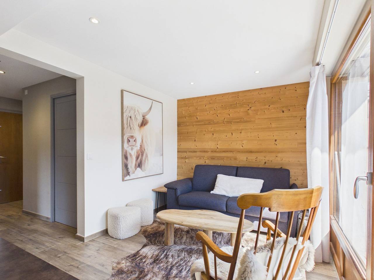 Entire apartment, Les Gets - 3-room Apartment near slopes with Parking and Wifi in Les Gets, Les Portes du Soleil