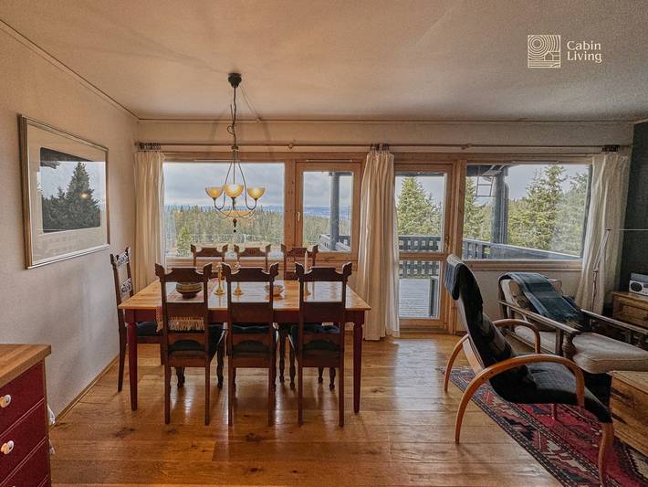 Ganze Wohnung, Ferienwohnung für 8 Personen mit Balkon in Hafjell, Øyer