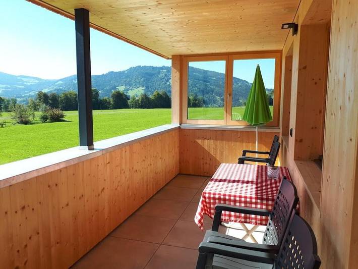 Ferienhaus für 6 Personen, mit Terrasse und Garten in Egg
