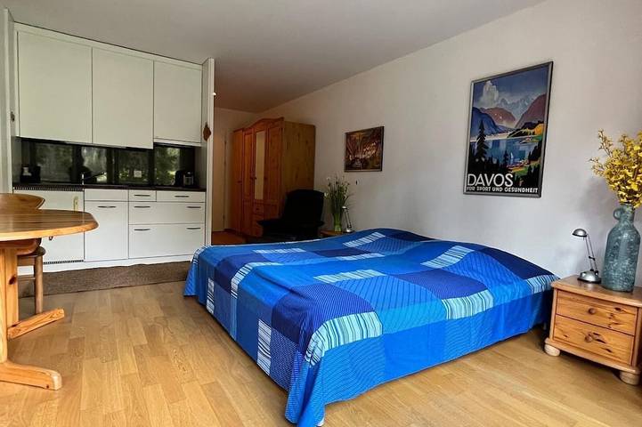 Ferienwohnung für 2 Personen, mit Balkon und Garten in Davos - 2