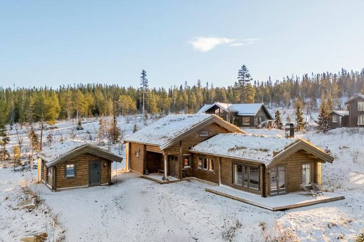 Ferienhaus für 13 Personen, mit Ausblick und Sauna sowie Garten in Trysil - 4