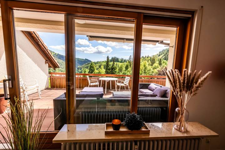 Ferienwohnung für 4 Personen, mit Balkon und Terrasse sowie Ausblick in Schönau im Schwarzwald - 4