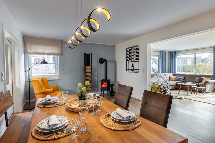 Ferienwohnung für 8 Personen, mit Balkon und Terrasse sowie Garten und Sauna in Dänschendorf - 3