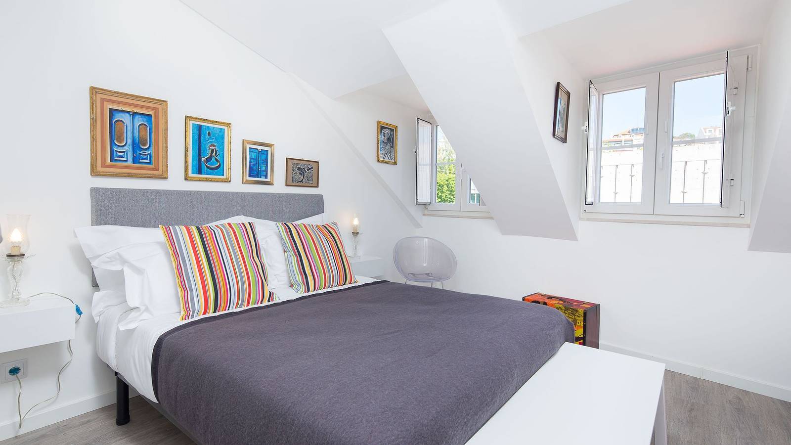 Ganze Wohnung, Ferienwohnung für 3 Personen mit Balkon in Lissabon, Costa de Lisboa