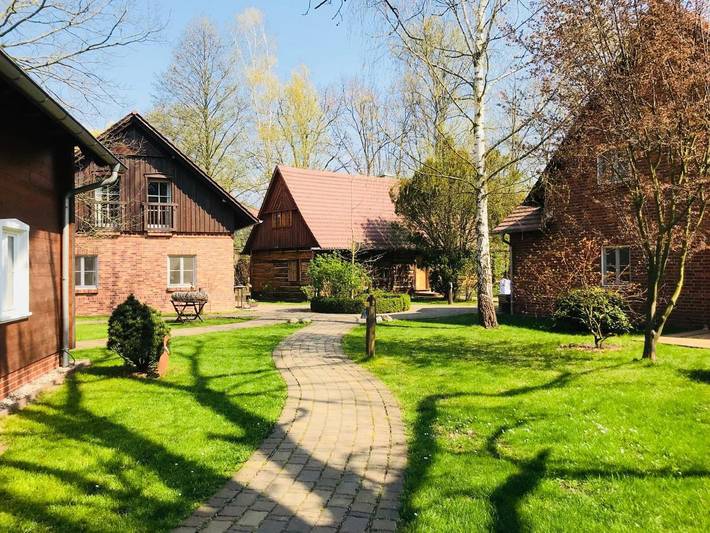 Ferienwohnung für 4 Personen, mit Terrasse und Garten sowie Sauna und Ausblick