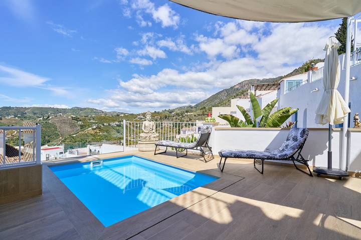 Apartamento para 4 personas, con balcón en Frigiliana